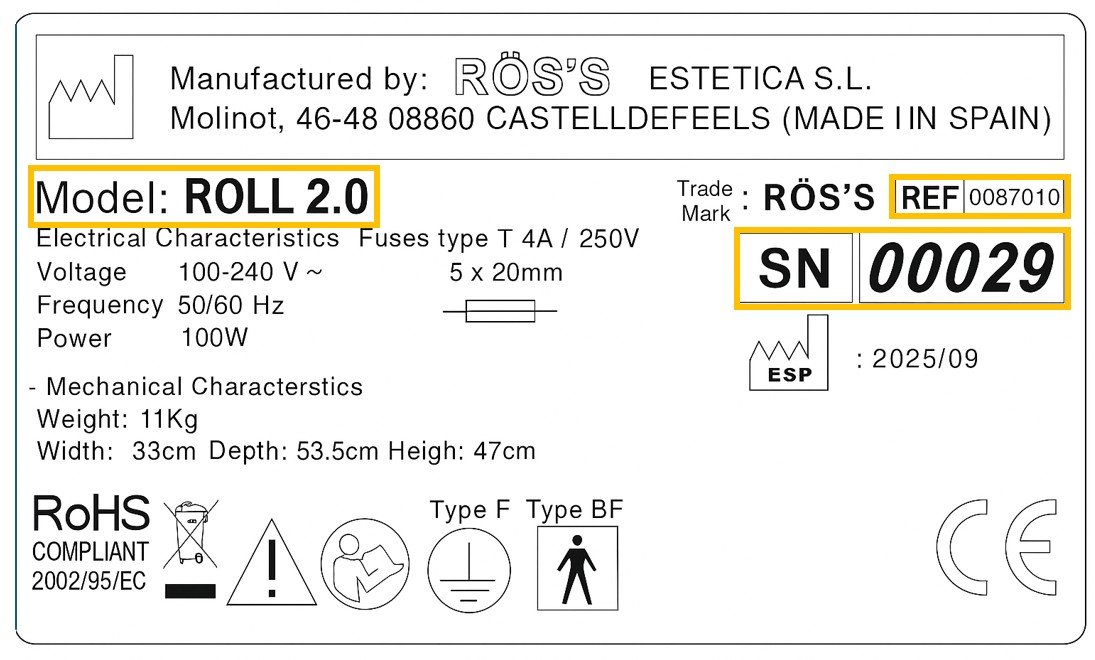 Where to find the serial number and part number